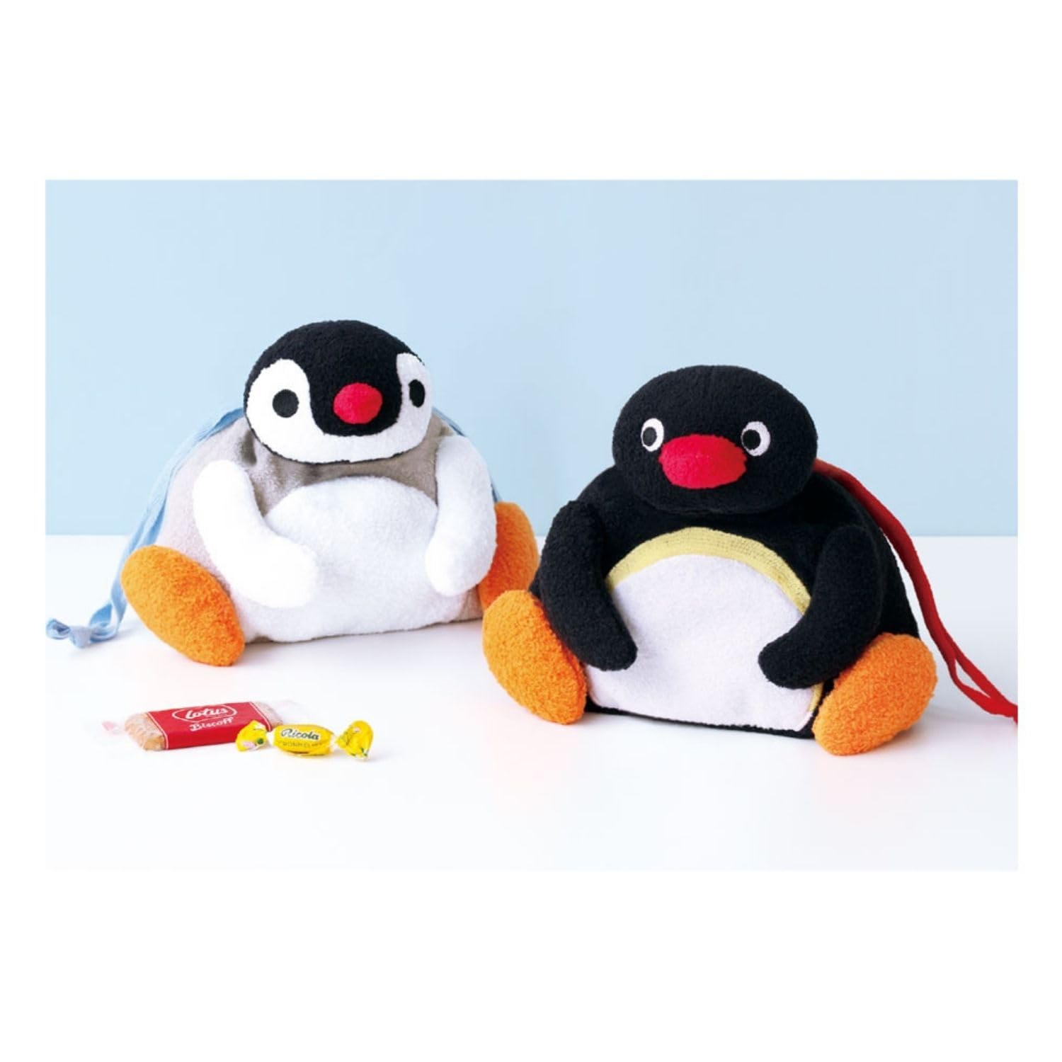 Amazon.co.jp: ティーズファクトリ ピングー ぬいぐるみ巾着 ピングー